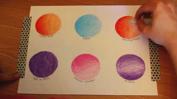 How To Blend Colored Pencils