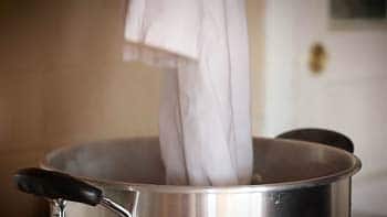 Shrinking Polyester Using Boiling Water